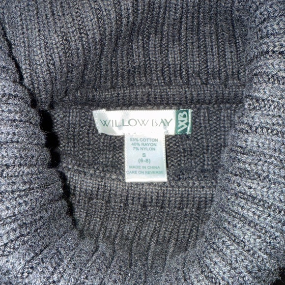 WILLOW BAY Long Sleeve Knit Turtle Neck Sweater Top - Picture 2 of 2